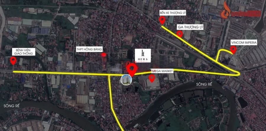 Vị trí đắc địa tại chung cư Hera Sở Dầu