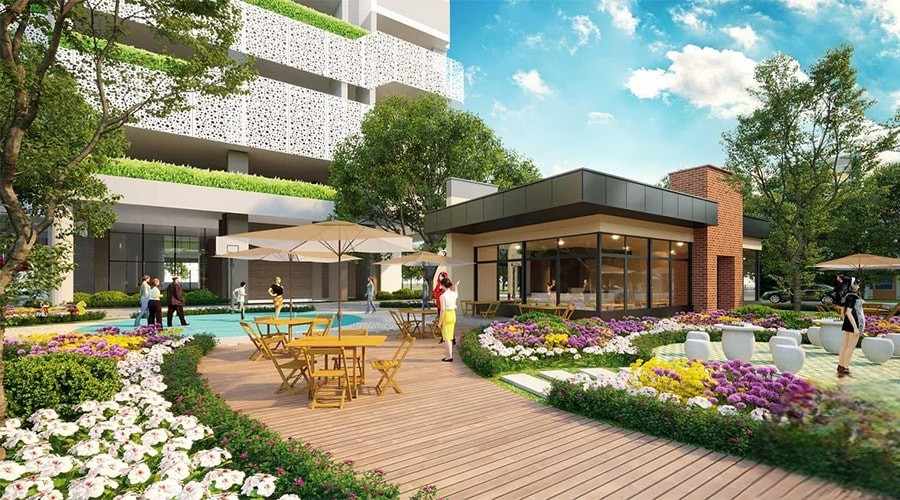 Tiện ích sân vui chơi trẻ em dự án chung cư The Ruby Hạ Long