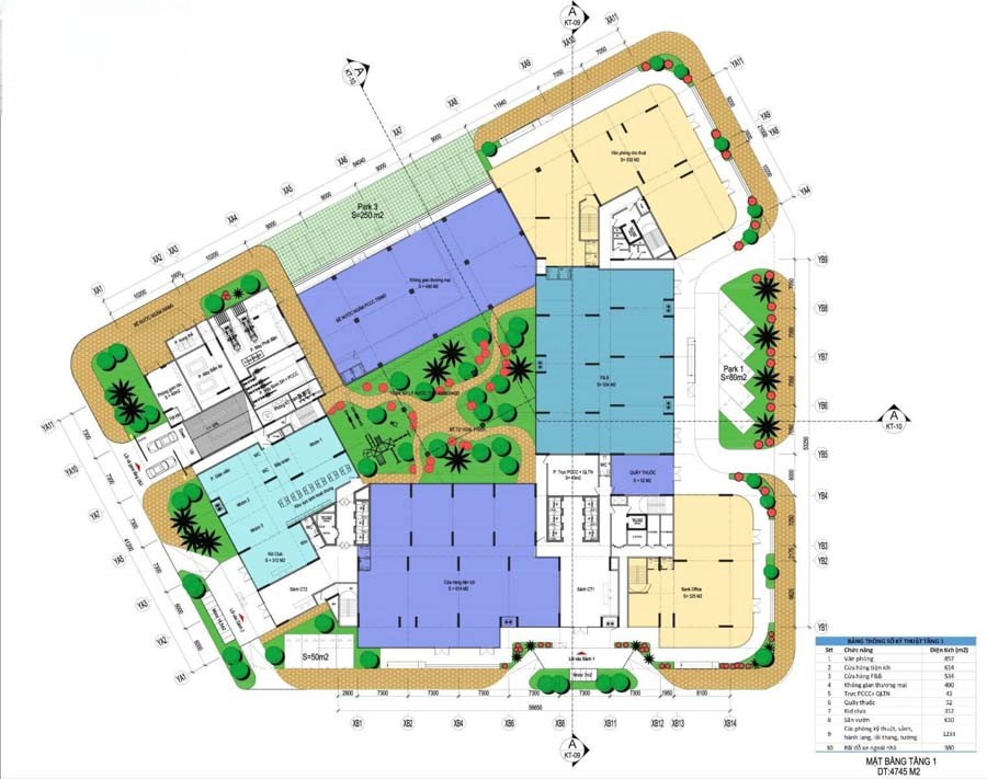 Mặt bằng tổng thể của khu chung cư PG An Đồng, Hải Phòng