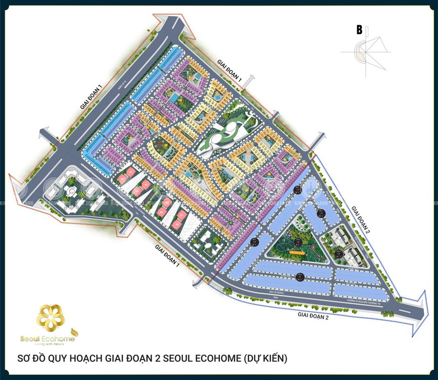 Mặt bằng seoul ecohomes tràng duệ