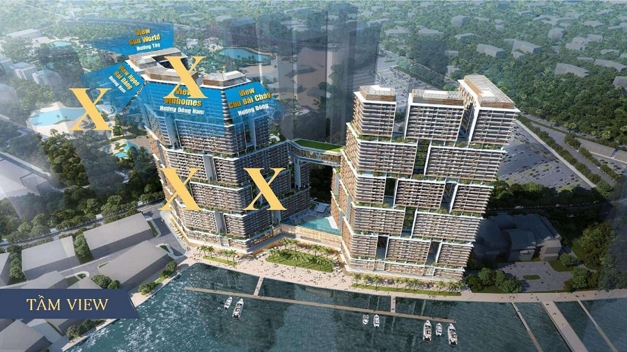 view dự án Sun grand Marina