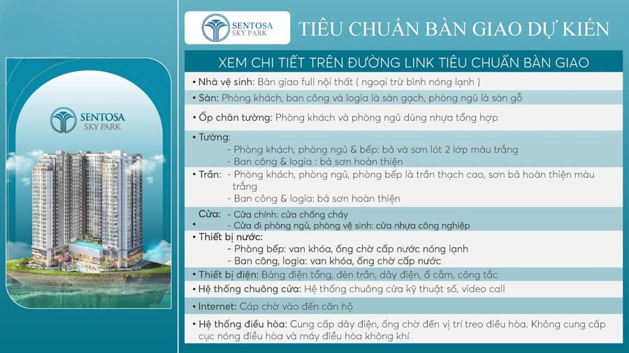 Chính sách bán hàng Sentosa Sky Park Hải Phòng.