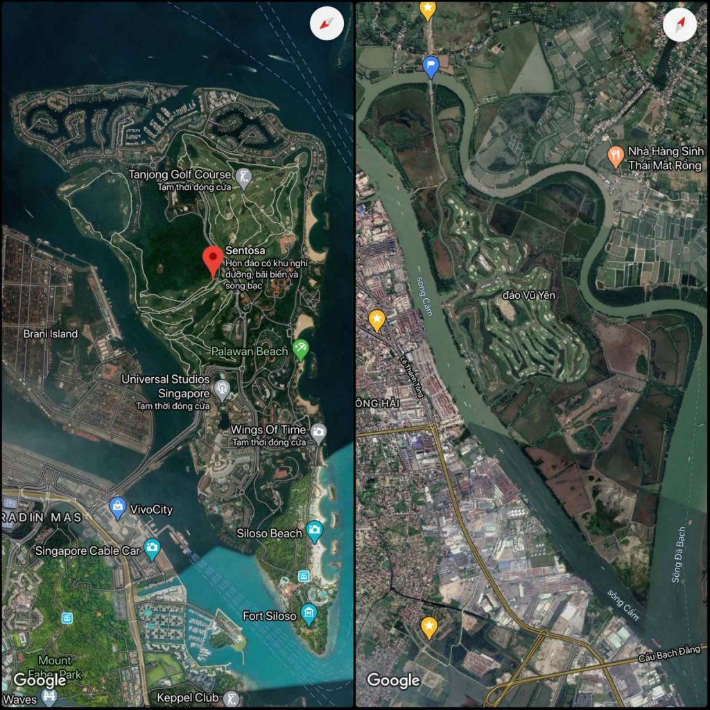 Vinhomes Vũ Yên được ví như đảo Sentosa của Singapore