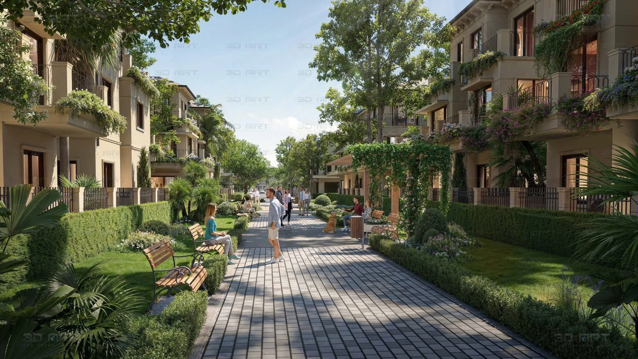 Phối cảnh sống xanh Sol Garden