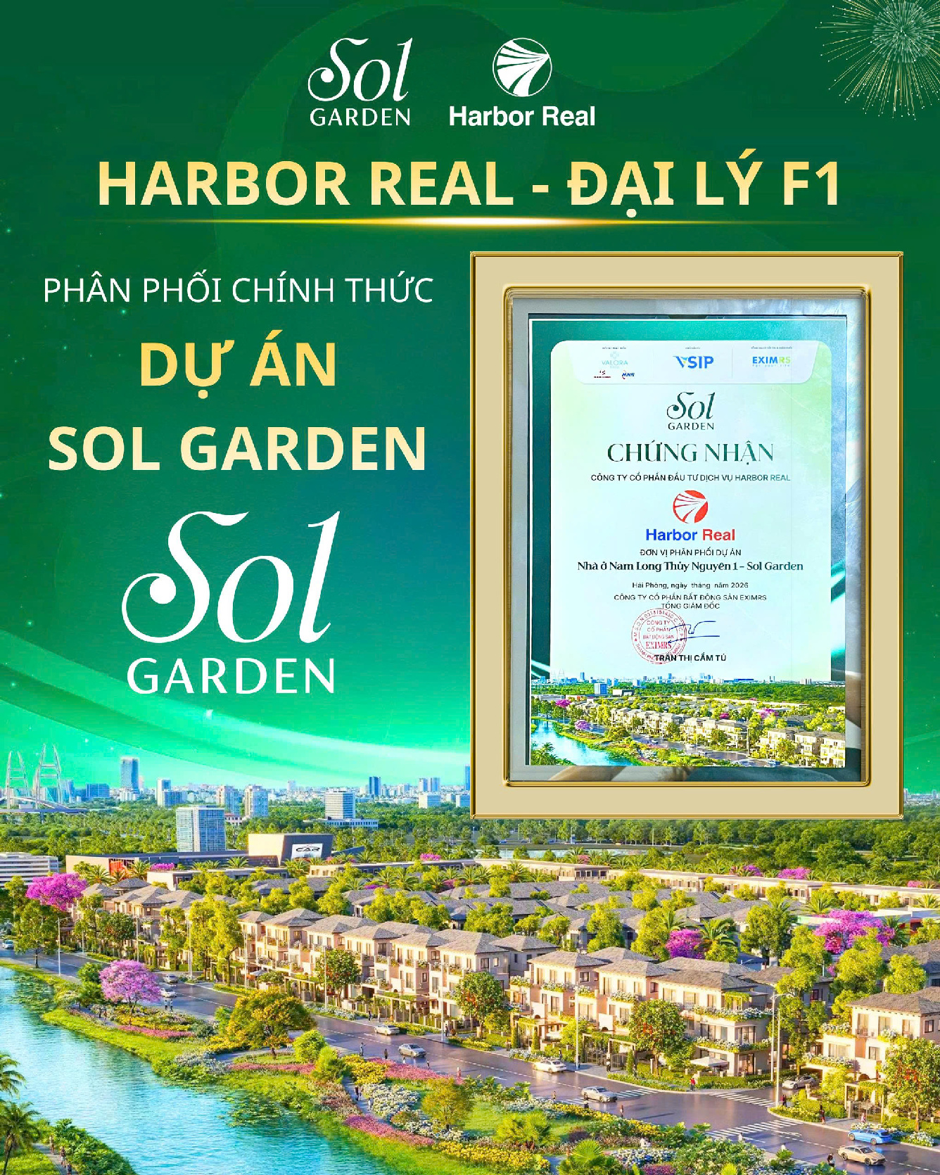 Harbor Real Đại Lý F1 Dự Án Sol Garden